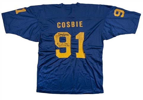 1974 Doug Cosbie Game Used & Signed High School Football Jersey (Beckett)